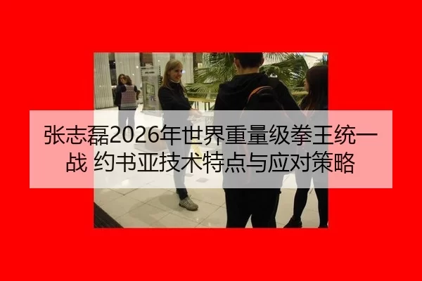 张志磊2026年世界重量级拳王统一战 约书亚技术特点与应对策略